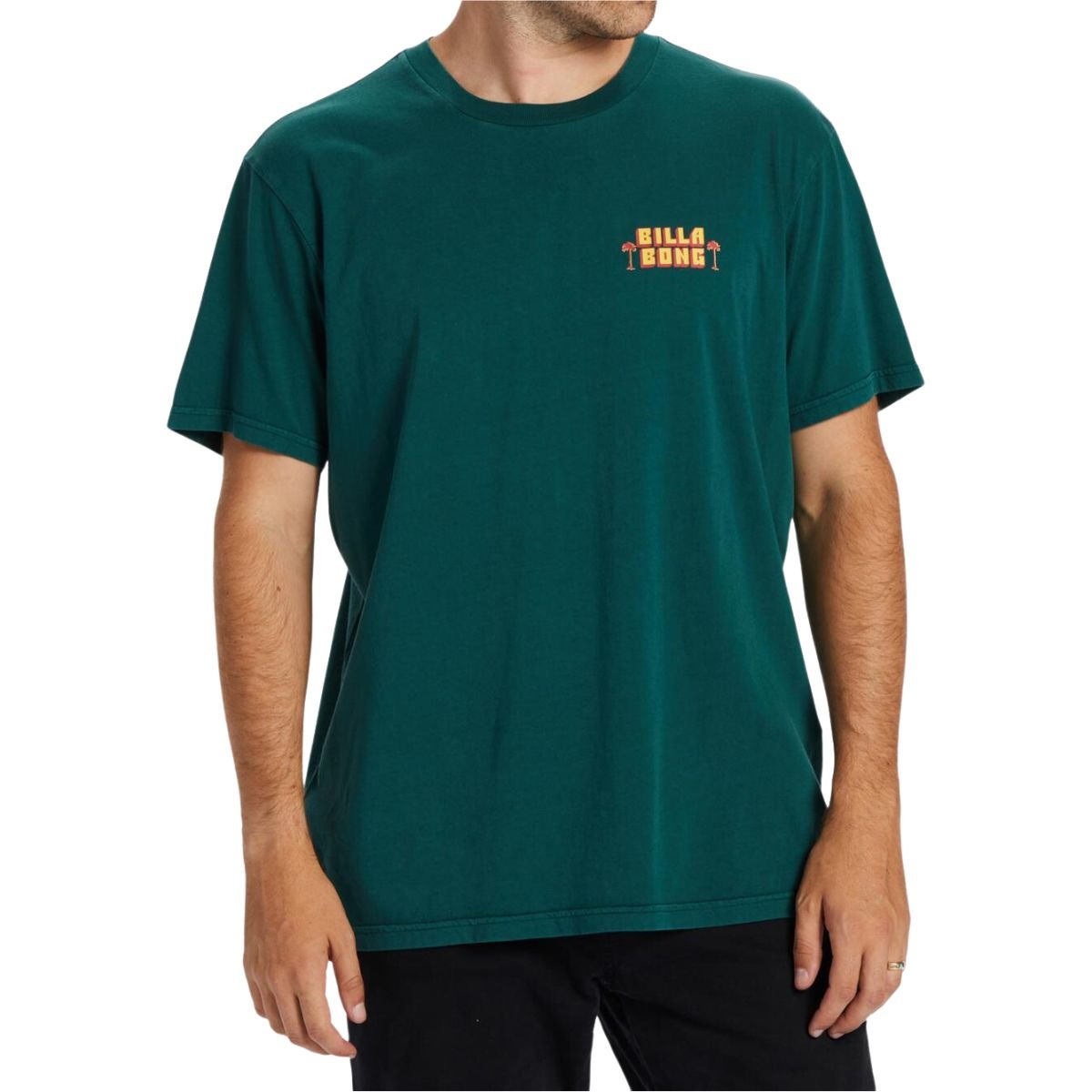 Billabong Third Eye Short Sleeve Woven in Deep Teal - BoardCo