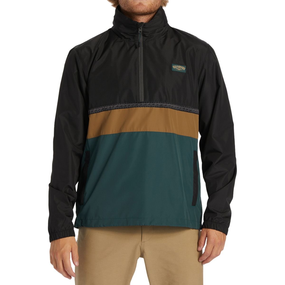 Billabong Windswell Anorak Windbreaker in Dark Forest - BoardCo