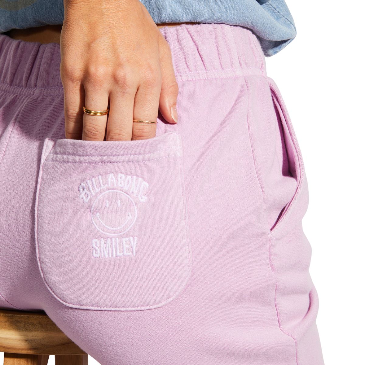 Billabong x Smiley Happy Saturday Joggers in Lady Lavender - BoardCo