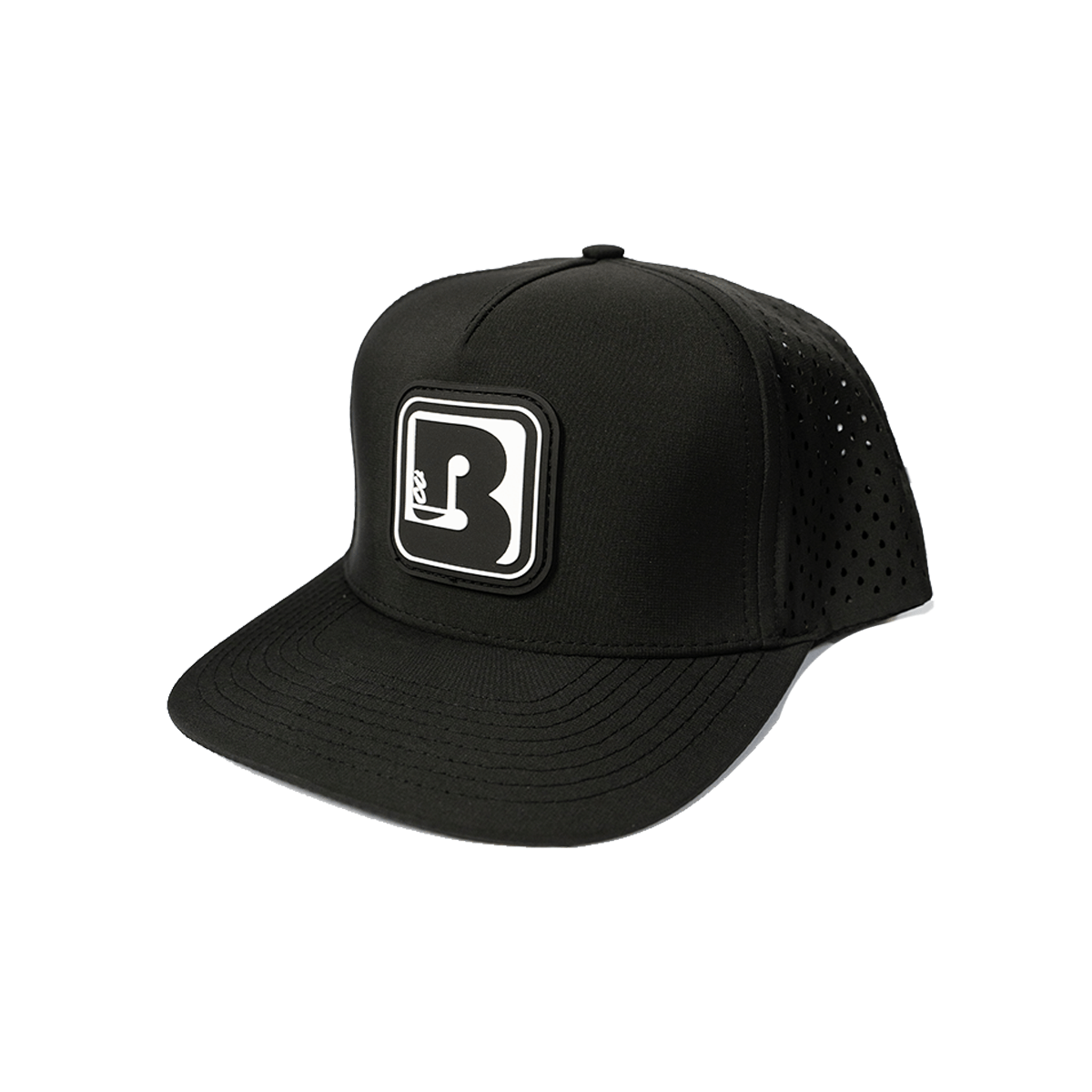 BoardCo Blackhawk Hat Black with B Patch - BoardCo