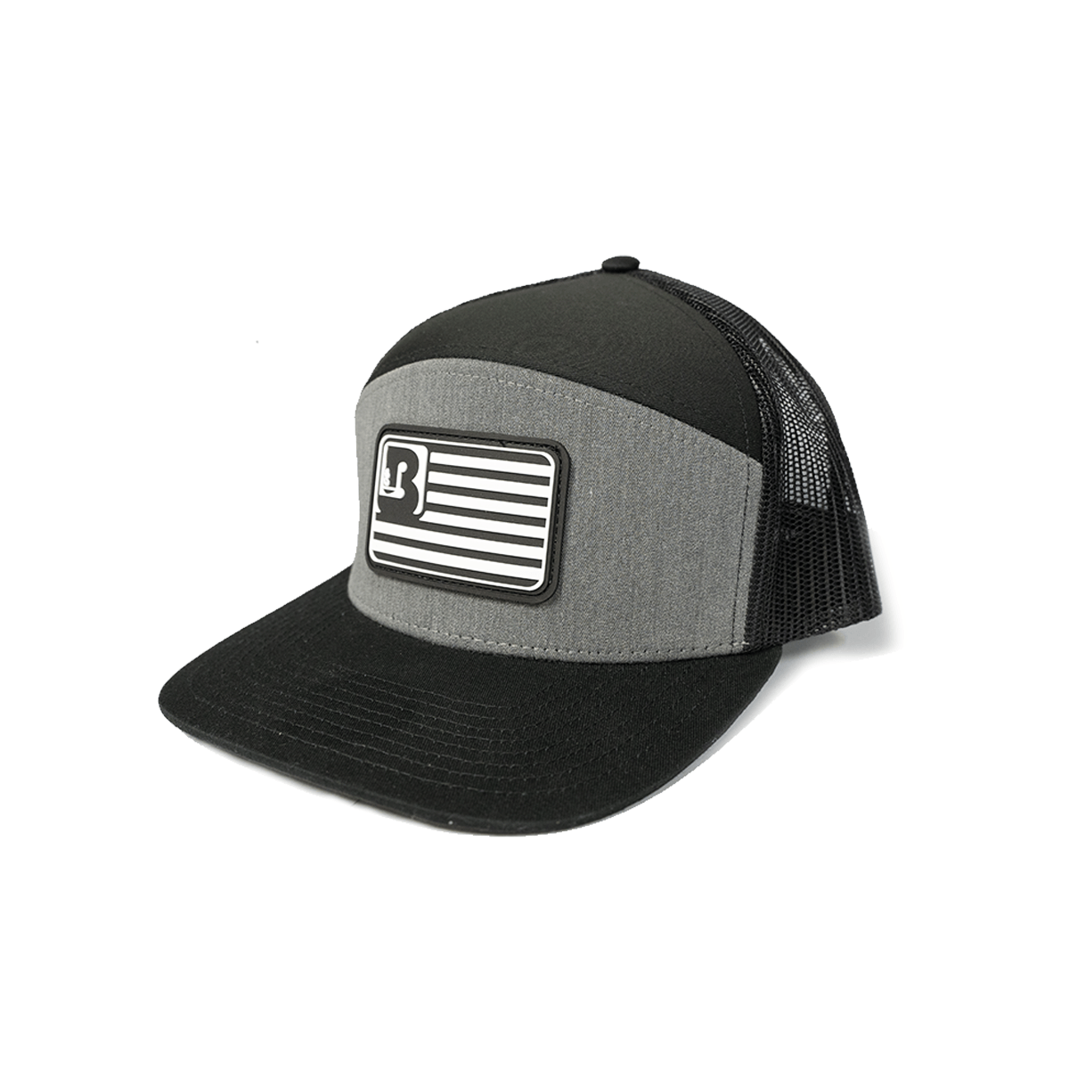 BoardCo Cobra Hat Grey/Black with Flag Patch - BoardCo