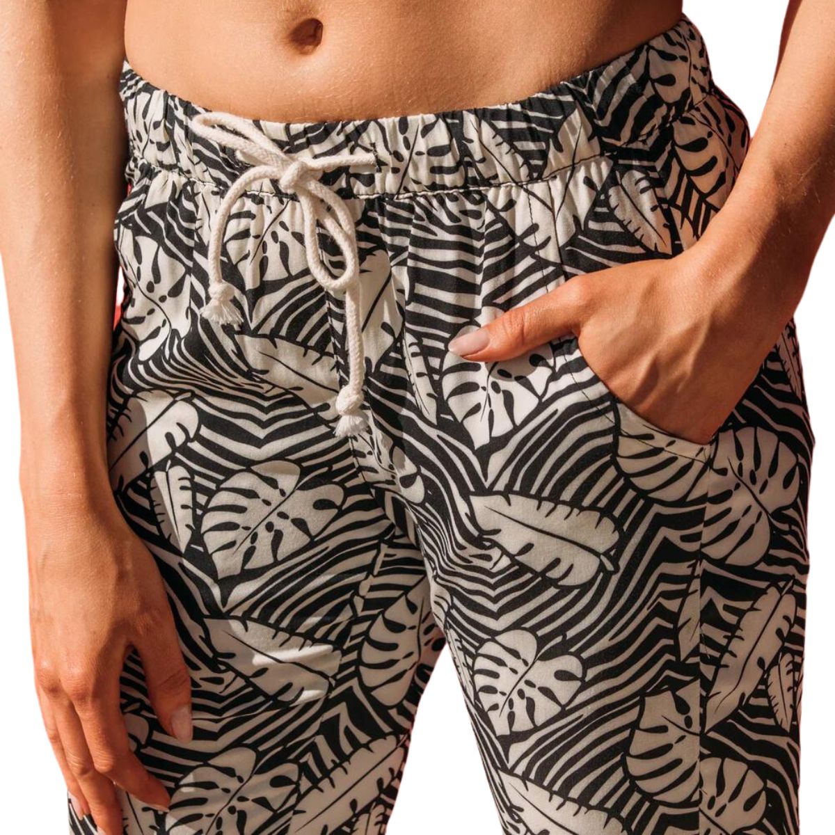 Body Glove Women's Drawstring Pant in Black - BoardCo