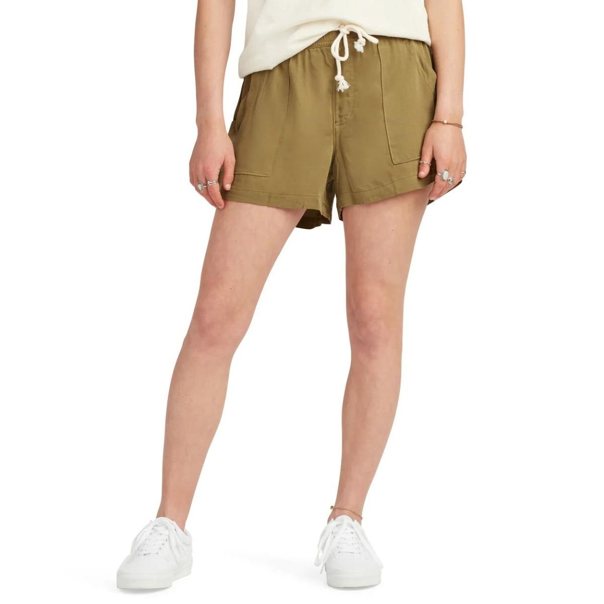 Body Glove Women's Paper Bag Waist Short in Fern Green - BoardCo