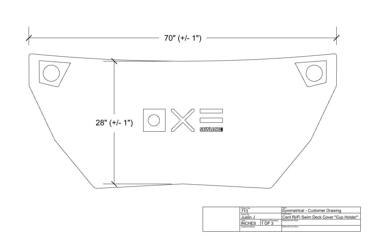 Centurion Cup Holder Swim Platform Cover - BoardCo