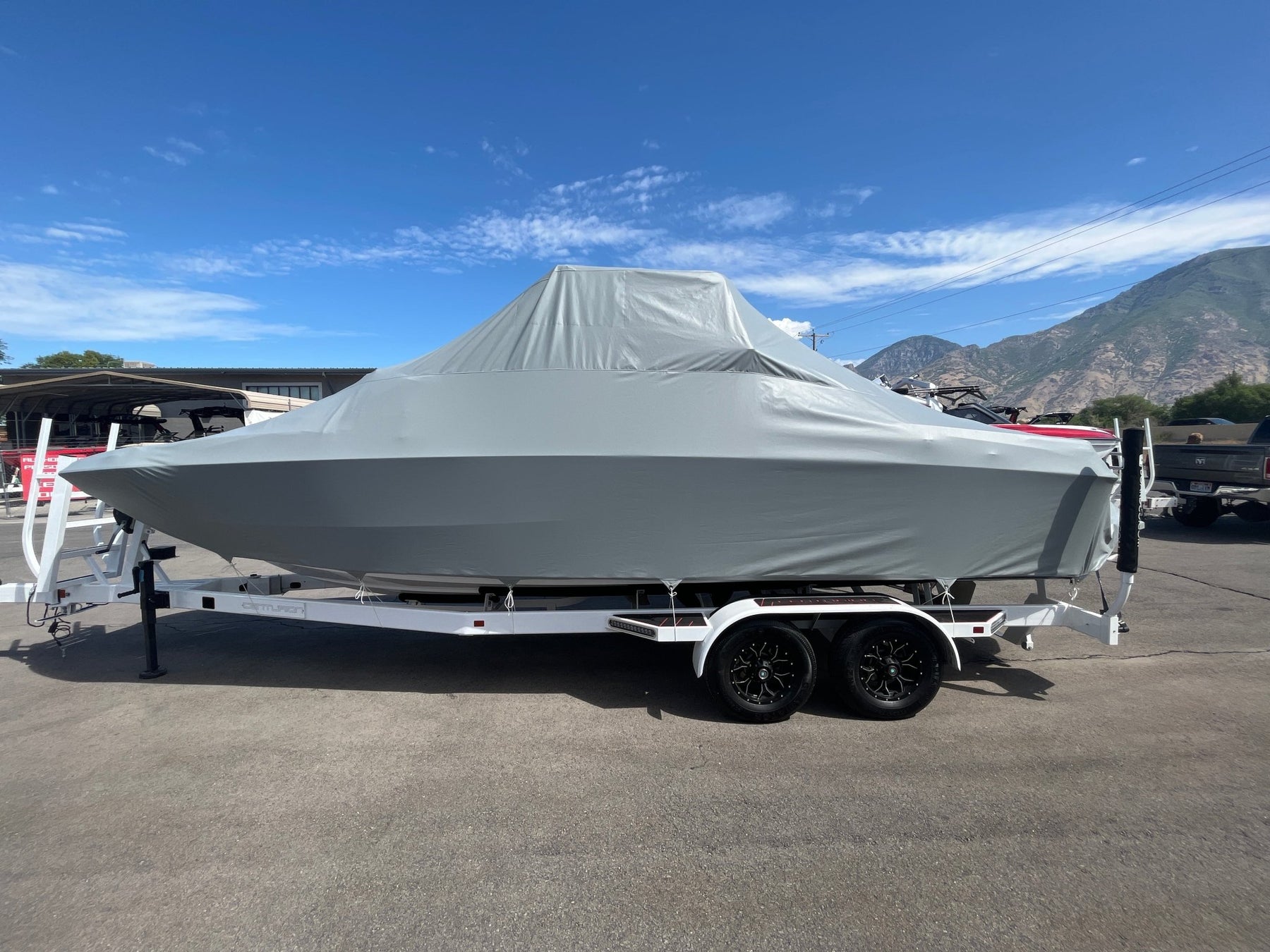 Centurion Fi25 battle tower Folding Canopy bimini Double Up Storage Cover - BoardCo
