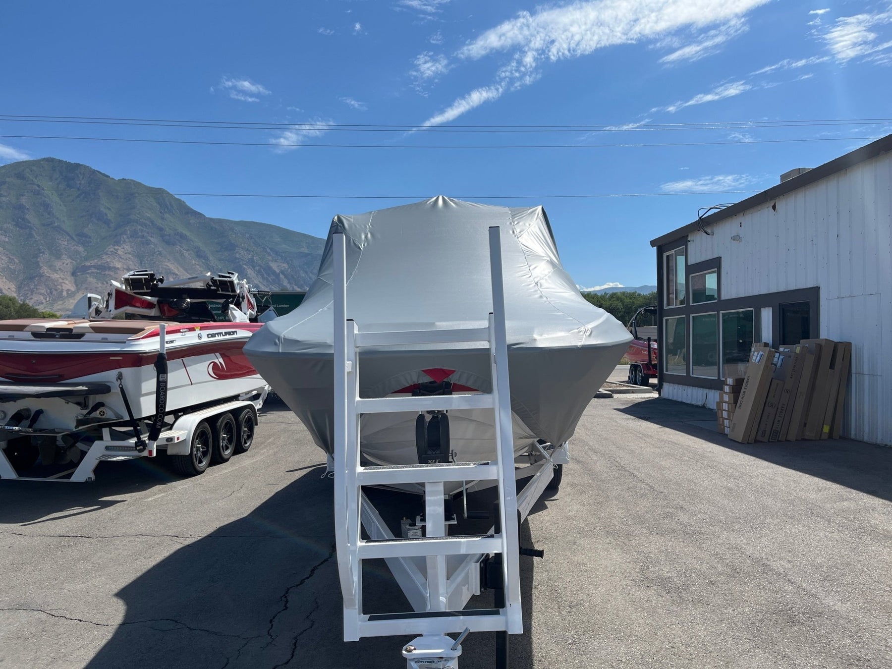 Centurion Fi25 battle tower Folding Canopy bimini Double Up Storage Cover - BoardCo