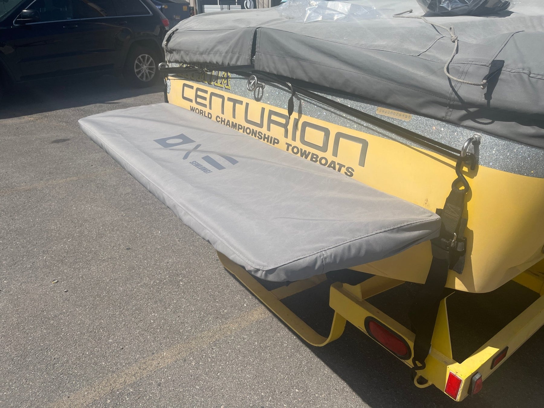 Centurion Teak Swim Platform Cover - BoardCo