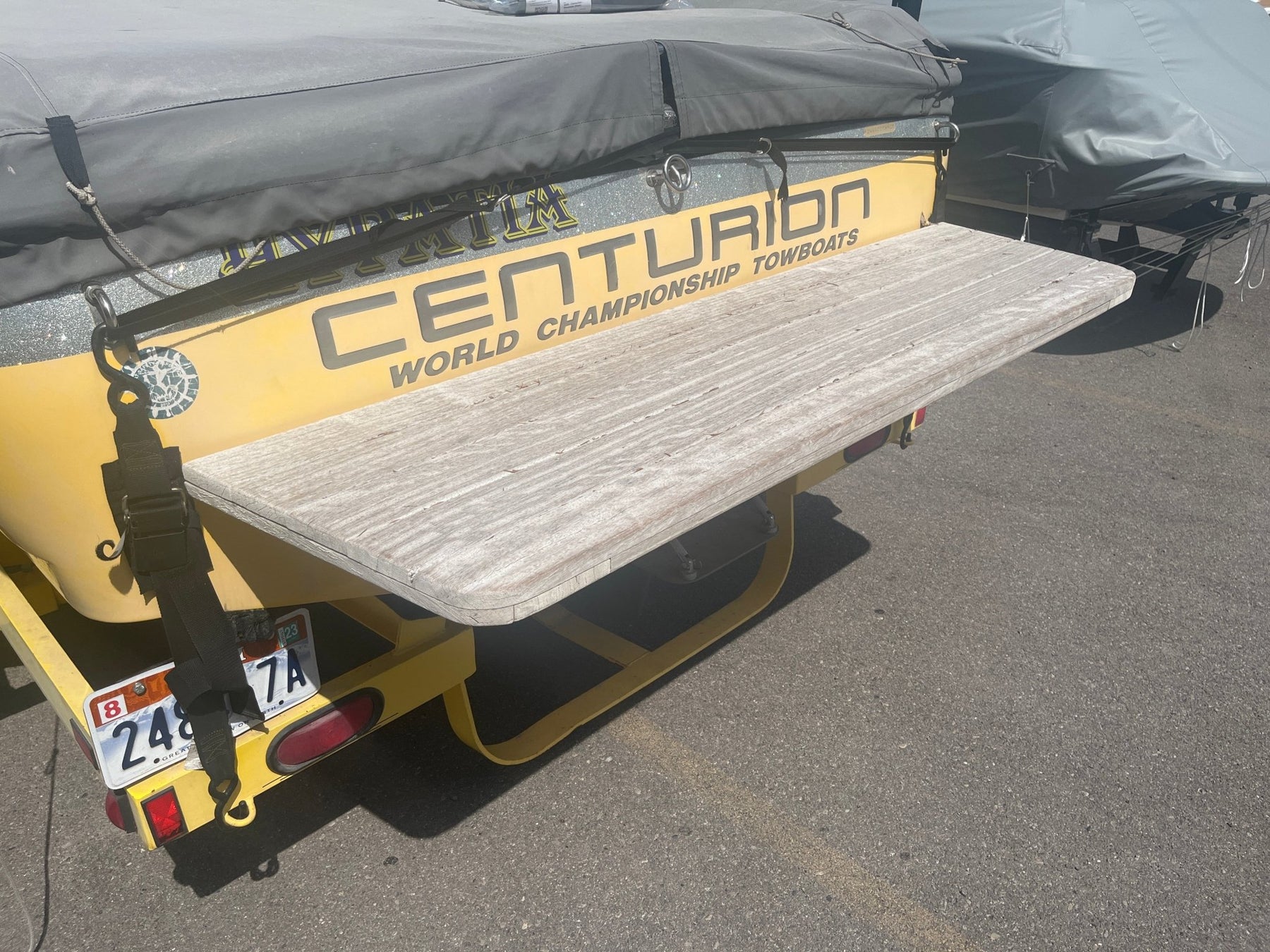 Centurion Teak Swim Platform Cover - BoardCo