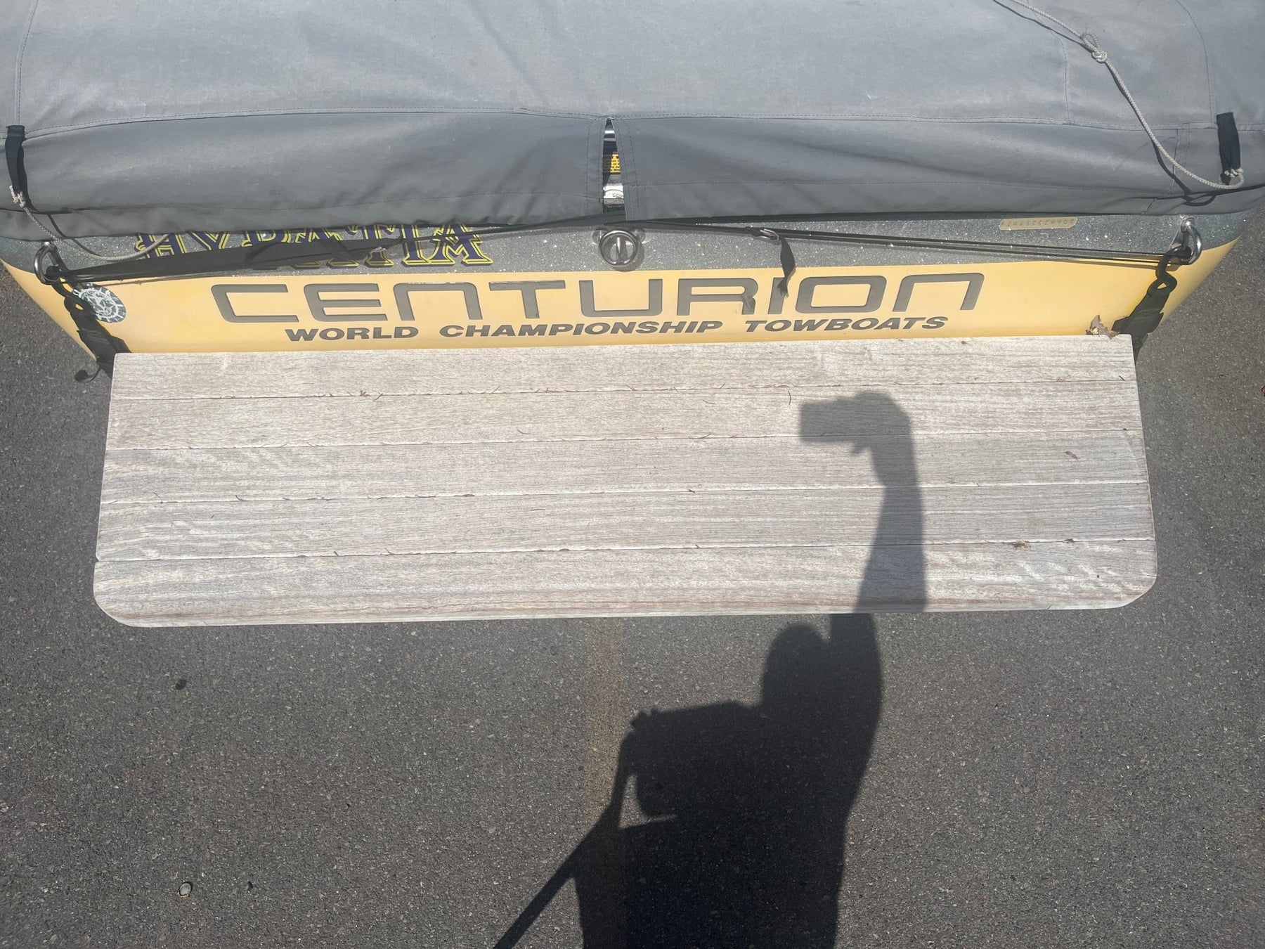 Centurion Teak Swim Platform Cover - BoardCo