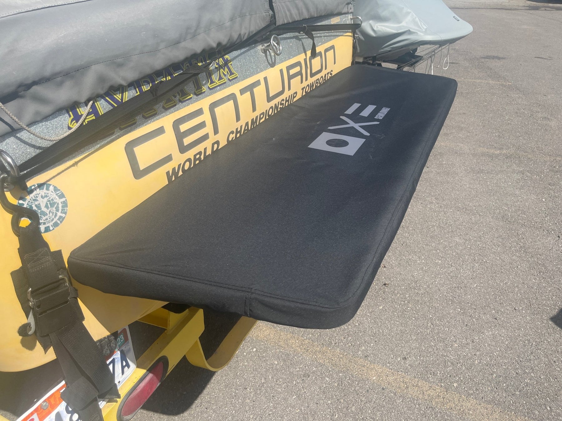 Centurion Teak Swim Platform Cover - BoardCo