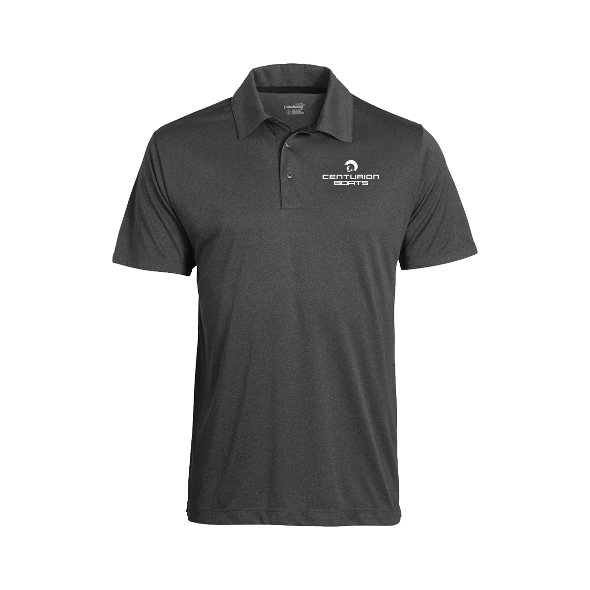 Centurion Vertex Polo in Heather Black - BoardCo