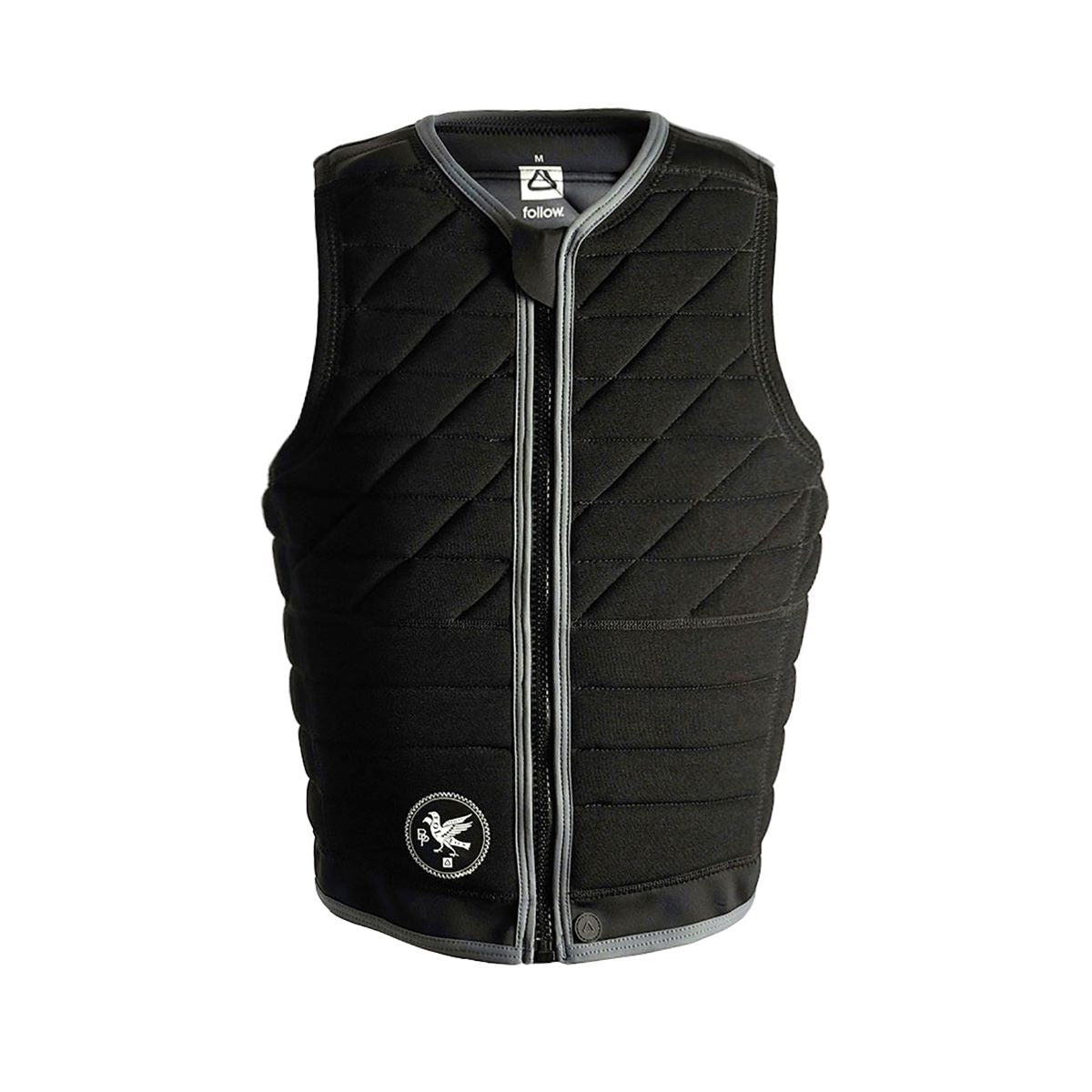 Follow B.P. Plus Comp Wake Vest 2022 in Blackout - BoardCo
