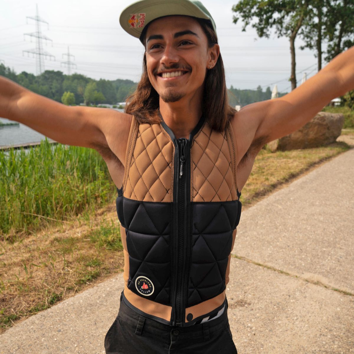 Follow Doca Comp Wake Vest in Mustard - BoardCo
