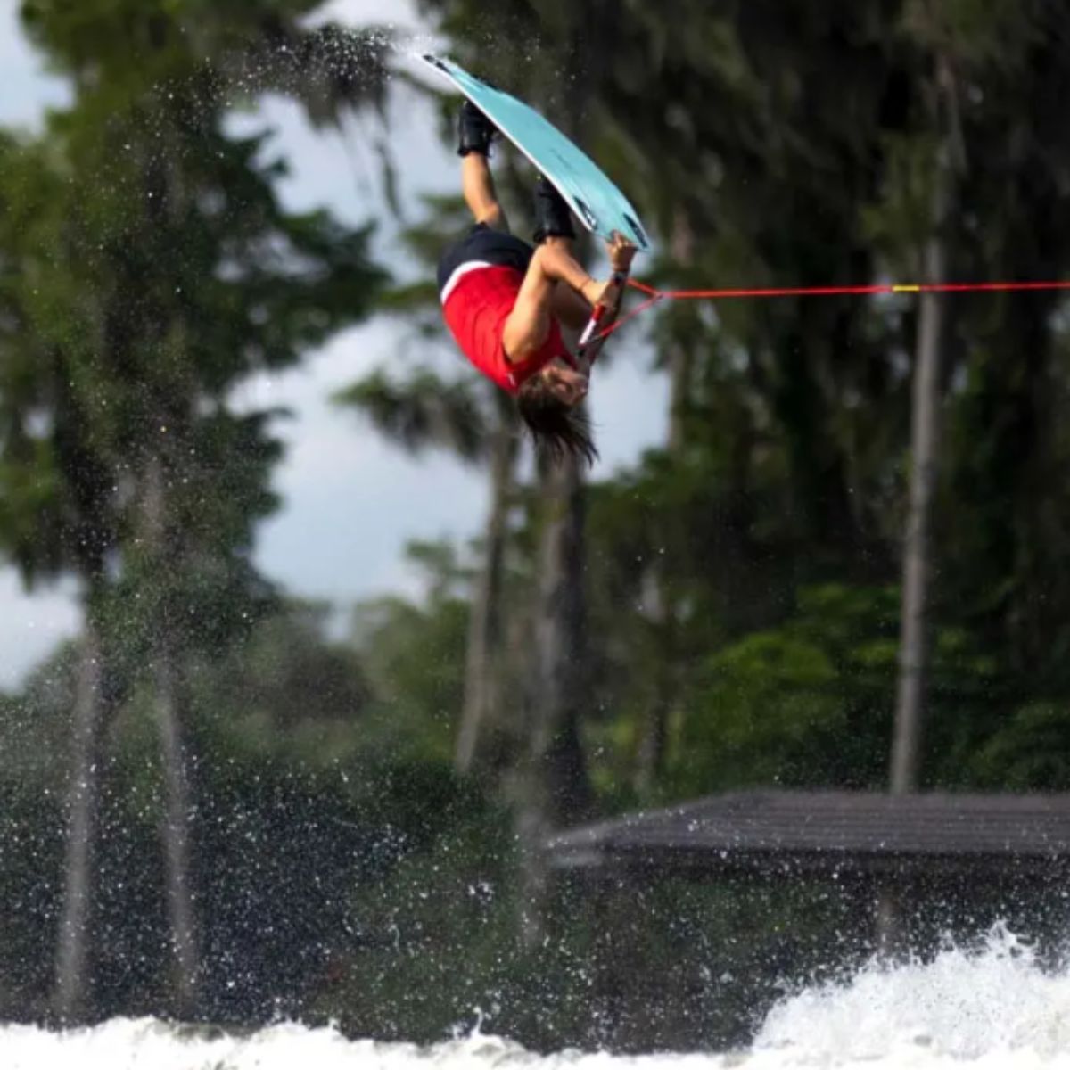 Follow F#*fed Comp Wake Vest in Red - BoardCo