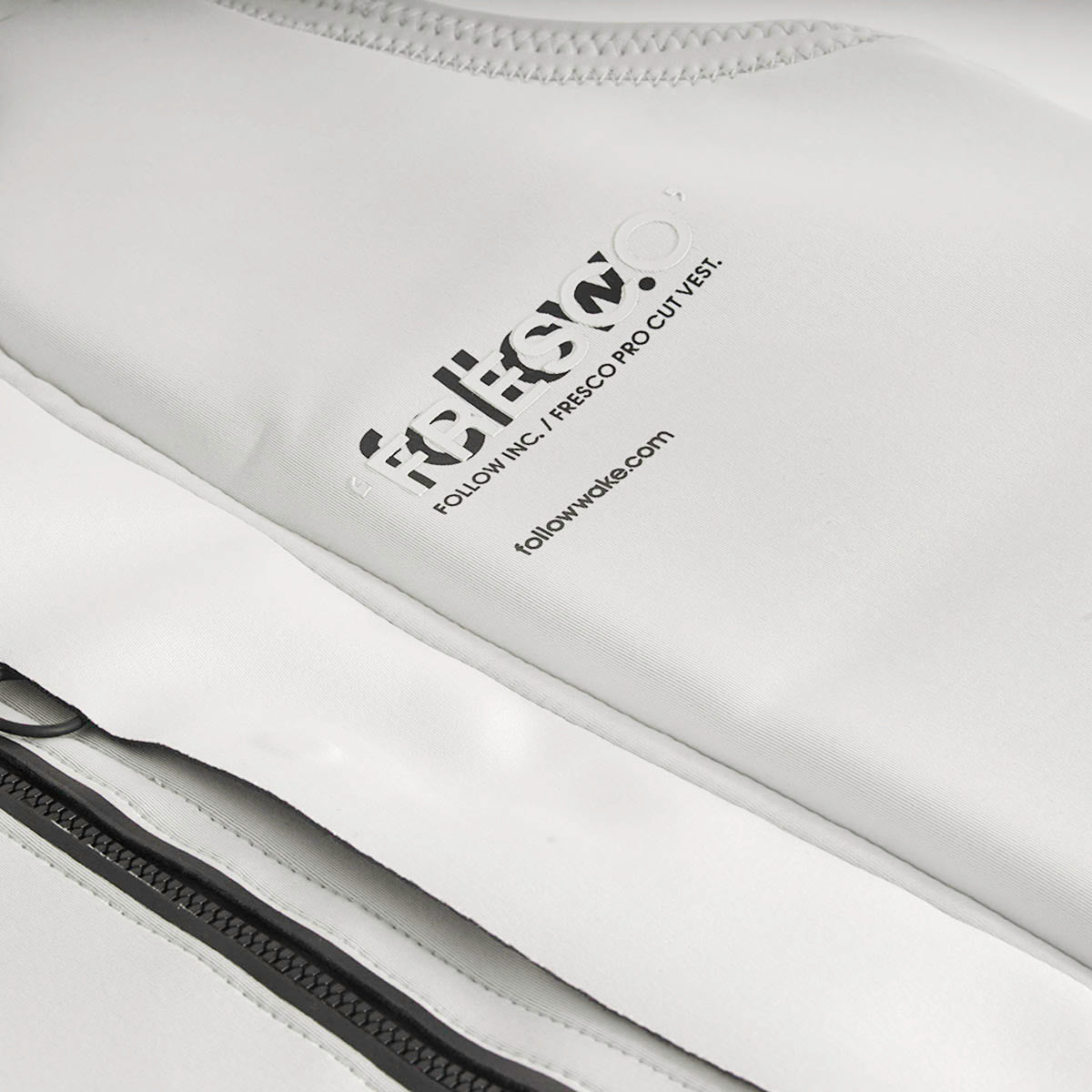Follow Fresco Comp Wake Vest in White - BoardCo