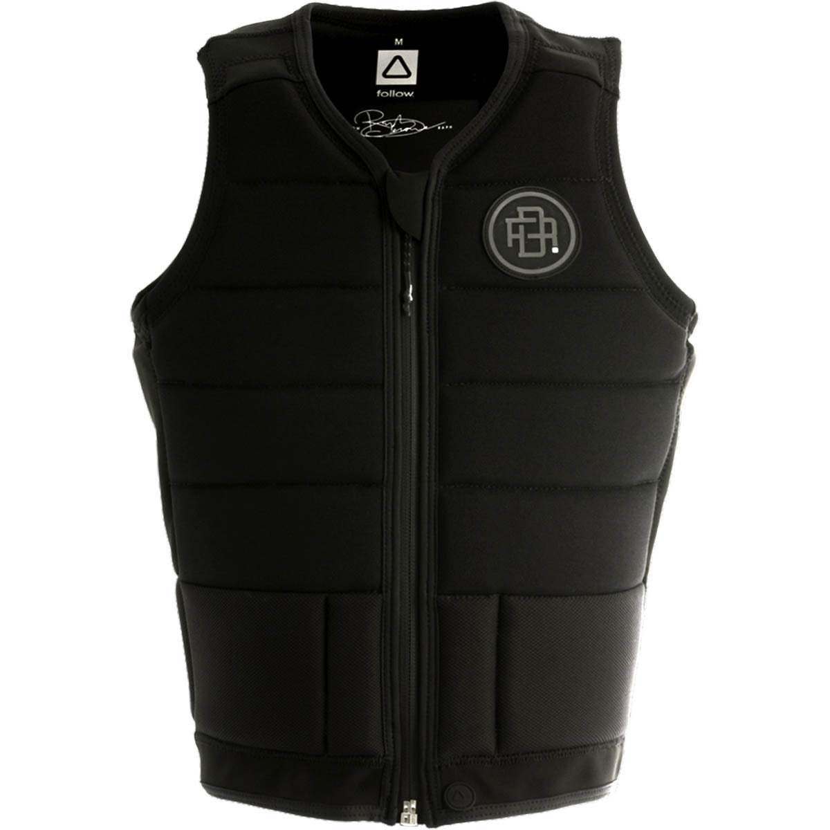 Follow RD Comp Wake Vest in Black - BoardCo