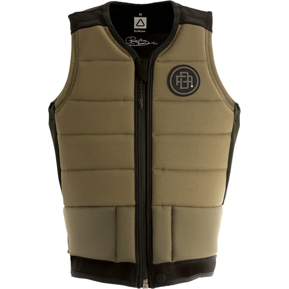 Follow RD Comp Wake Vest in Olive - BoardCo