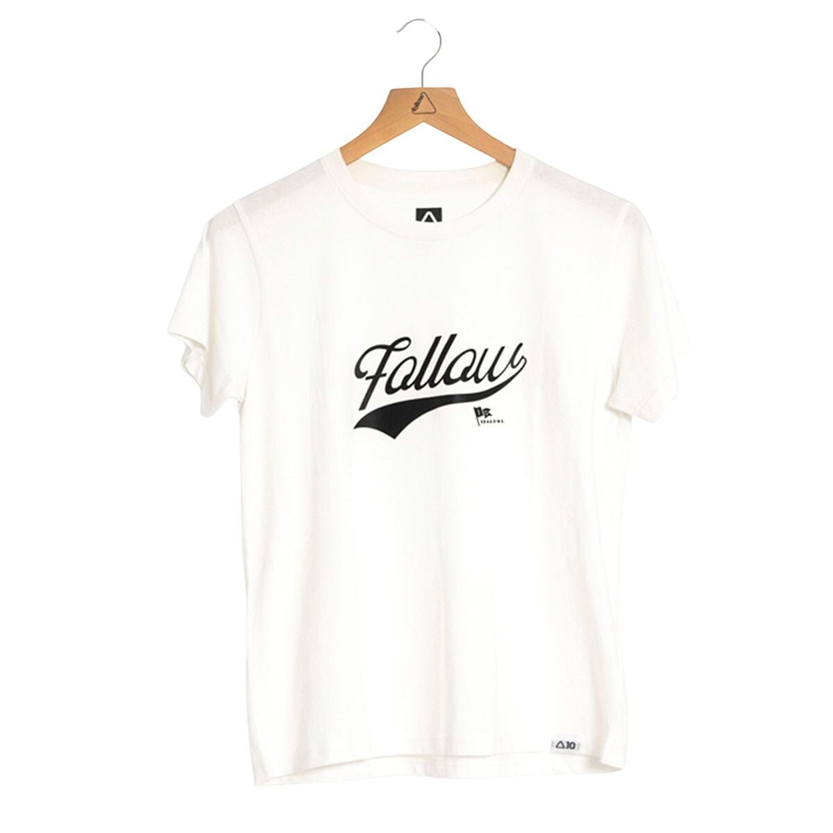 Follow Script Ladies Tee in Natural - BoardCo