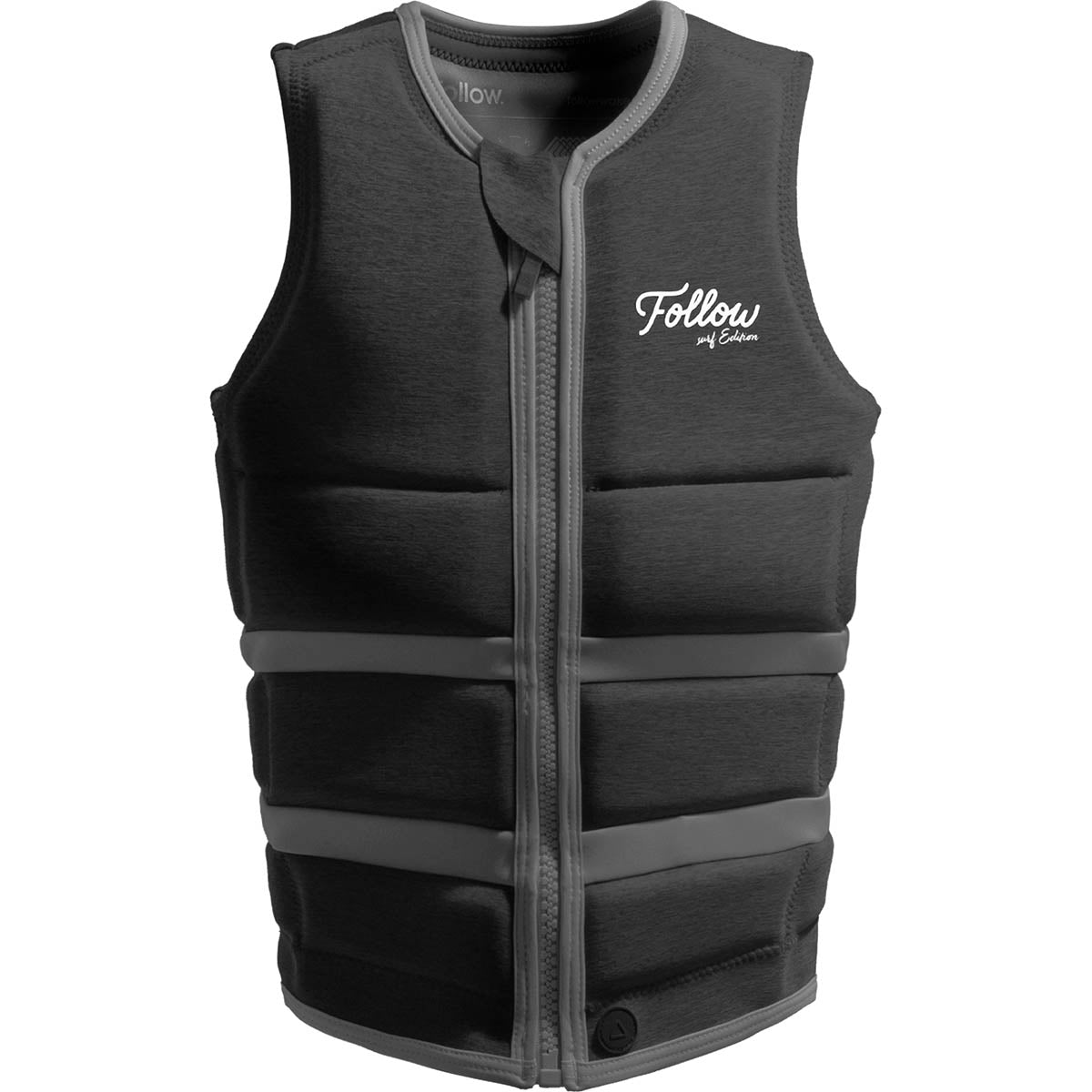 Follow Surf Edition Ladies Comp Wake Vest in Charcoal - BoardCo