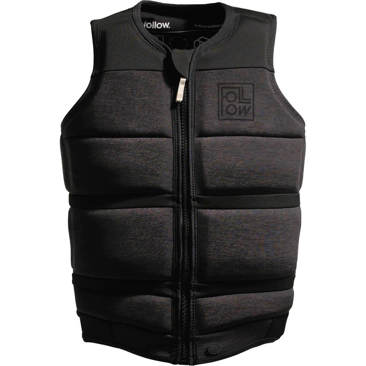 Follow Surf Edition Plus Comp Wake Vest in Black - BoardCo