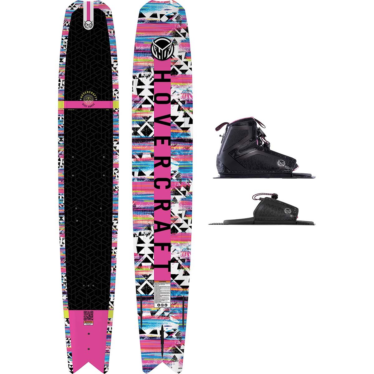 HO Hovercraft Tribal Pink w/WMN Stance 110 & ARTP Water Ski Package 2024 - BoardCo