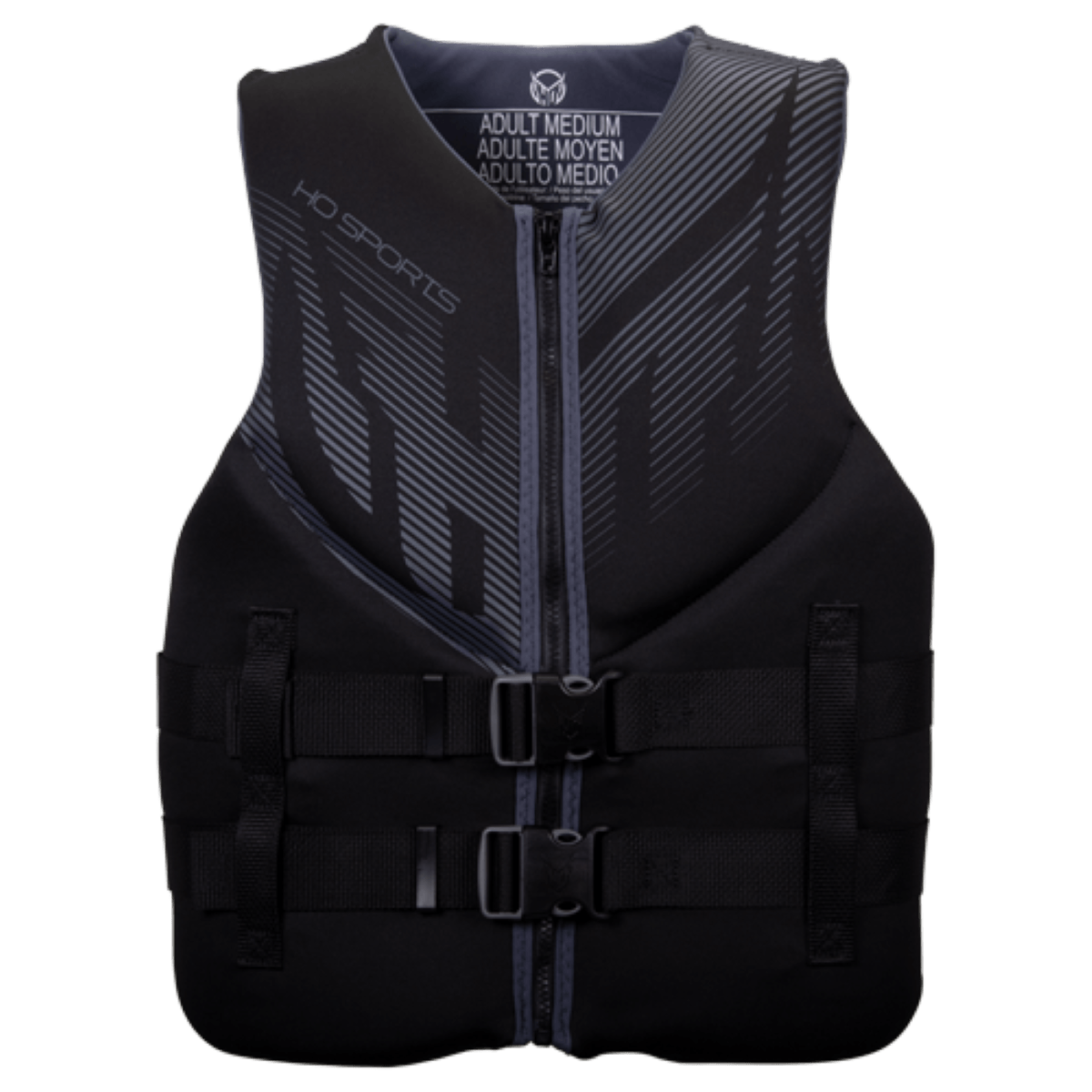 HO Mens Pursuit CGA Life Jacket in Black / Grey - BoardCo