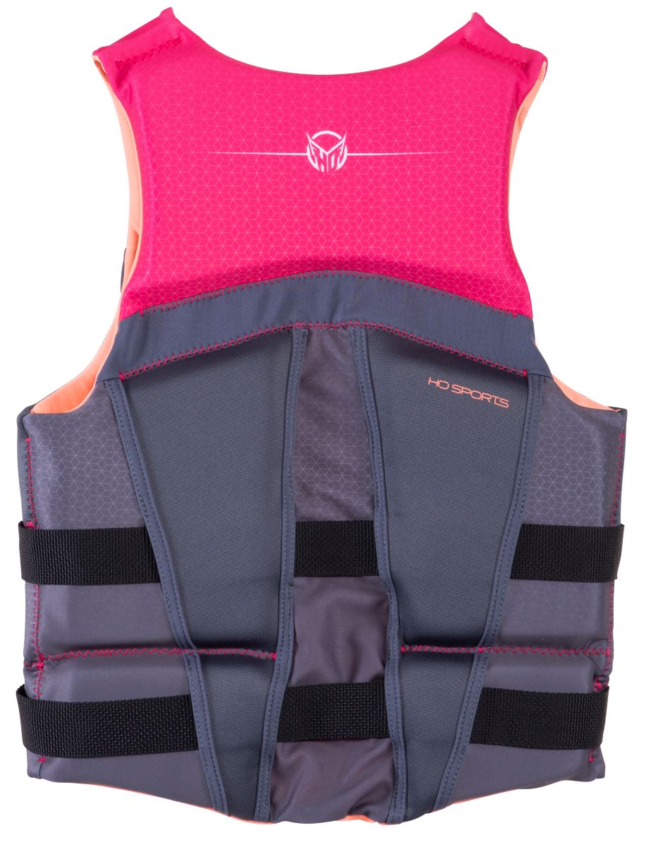 HO Women's Phoenix CGA Life Jacket in Black/Pink - BoardCo