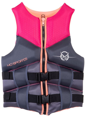 HO Women's Phoenix CGA Life Jacket in Black/Pink - BoardCo