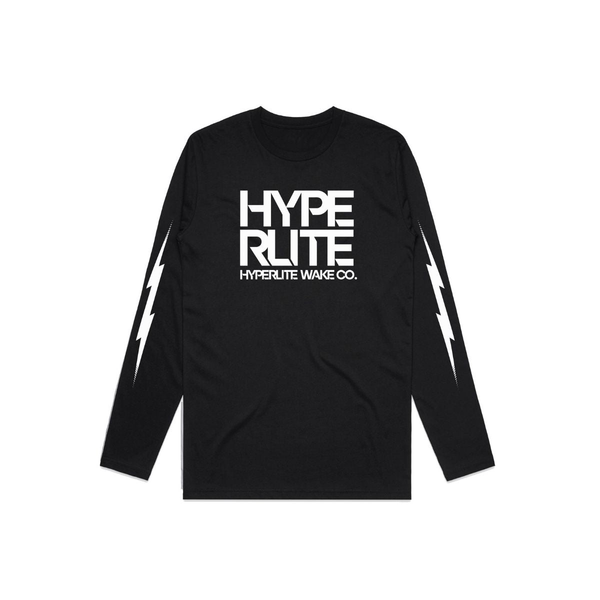Hyperlite Bolt LS Tee in Black - BoardCo