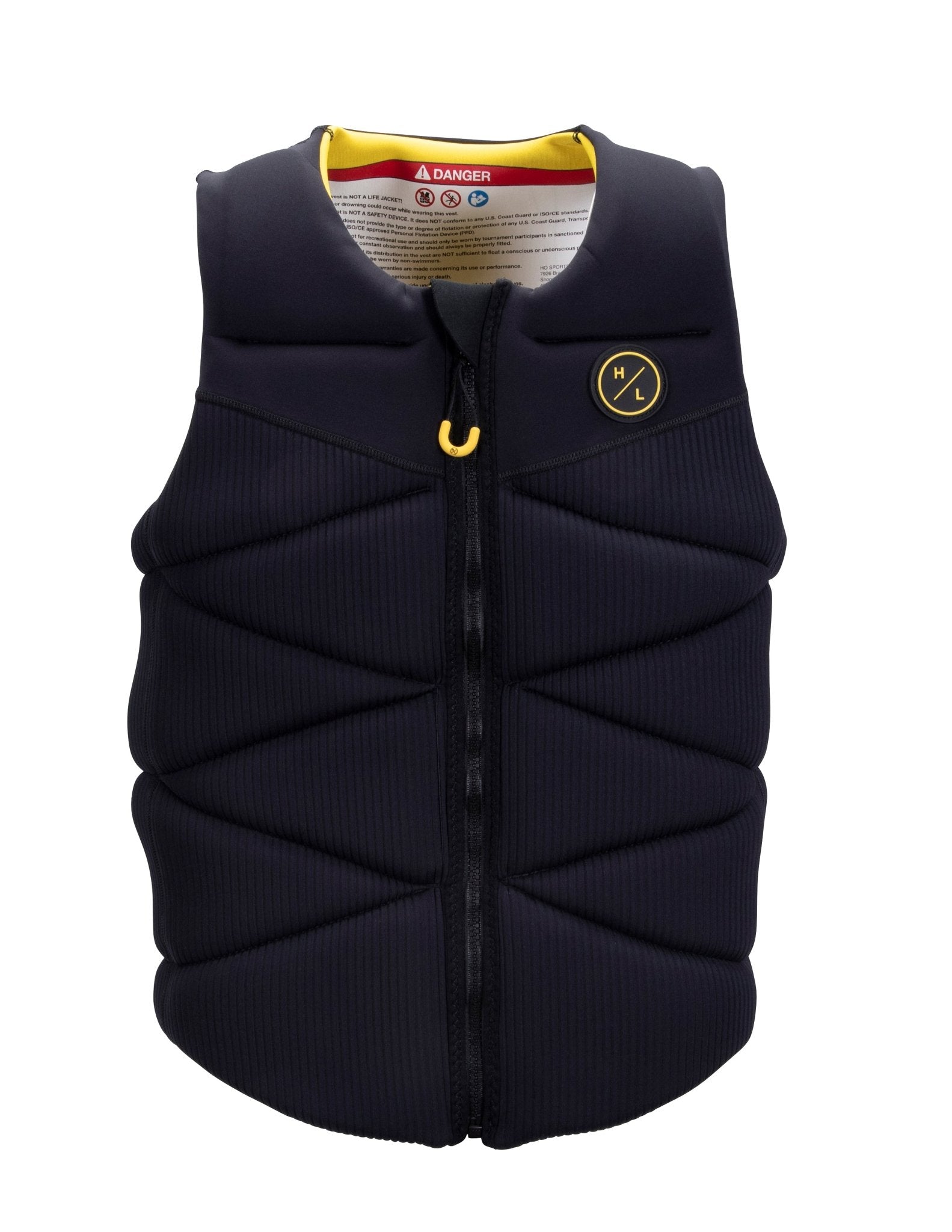 Hyperlite Riot Comp Wake Vest in Black / Yellow - BoardCo