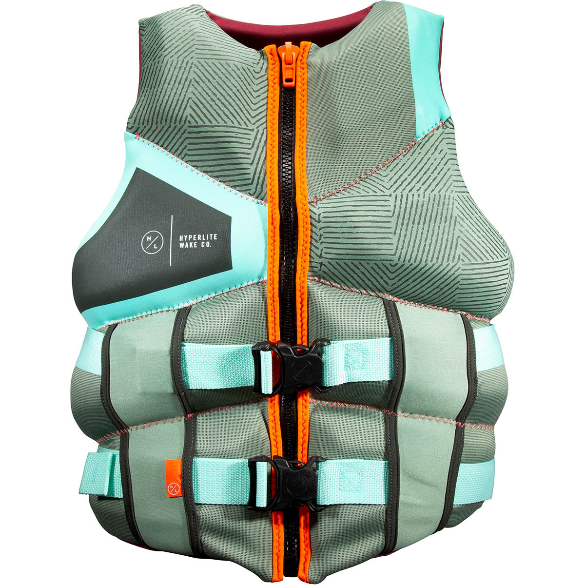 Hyperlite Women's Domain CGA Life Jacket in Green - BoardCo