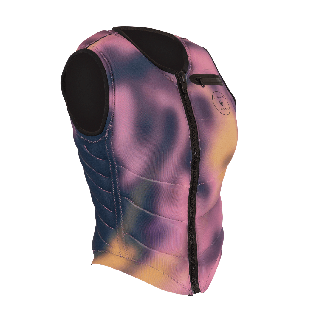 Liquid Force Breeze Comp Wake Vest in Spring Blur - BoardCo