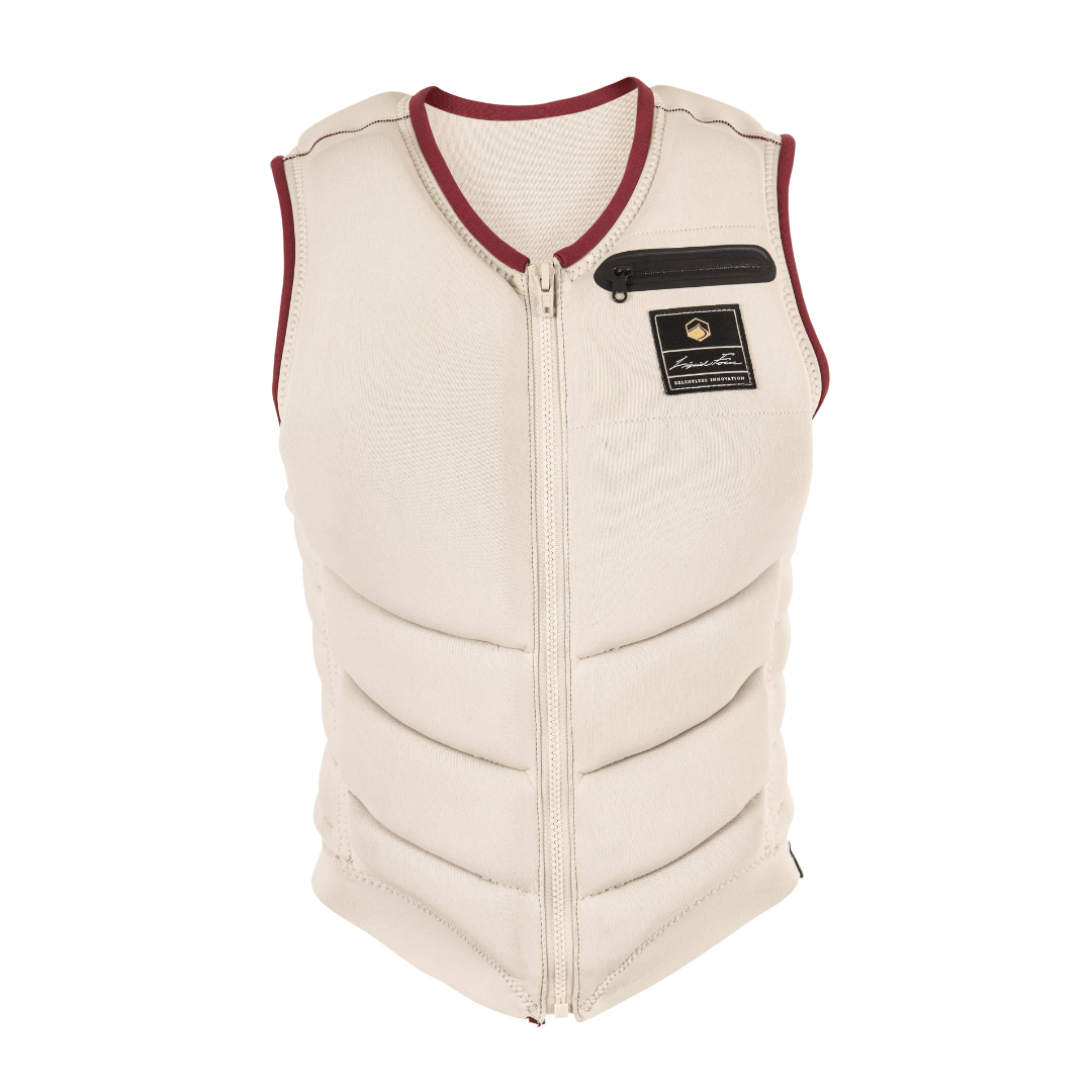 Liquid Force Breeze Heritage Comp Wake Vest in Vanilla - BoardCo