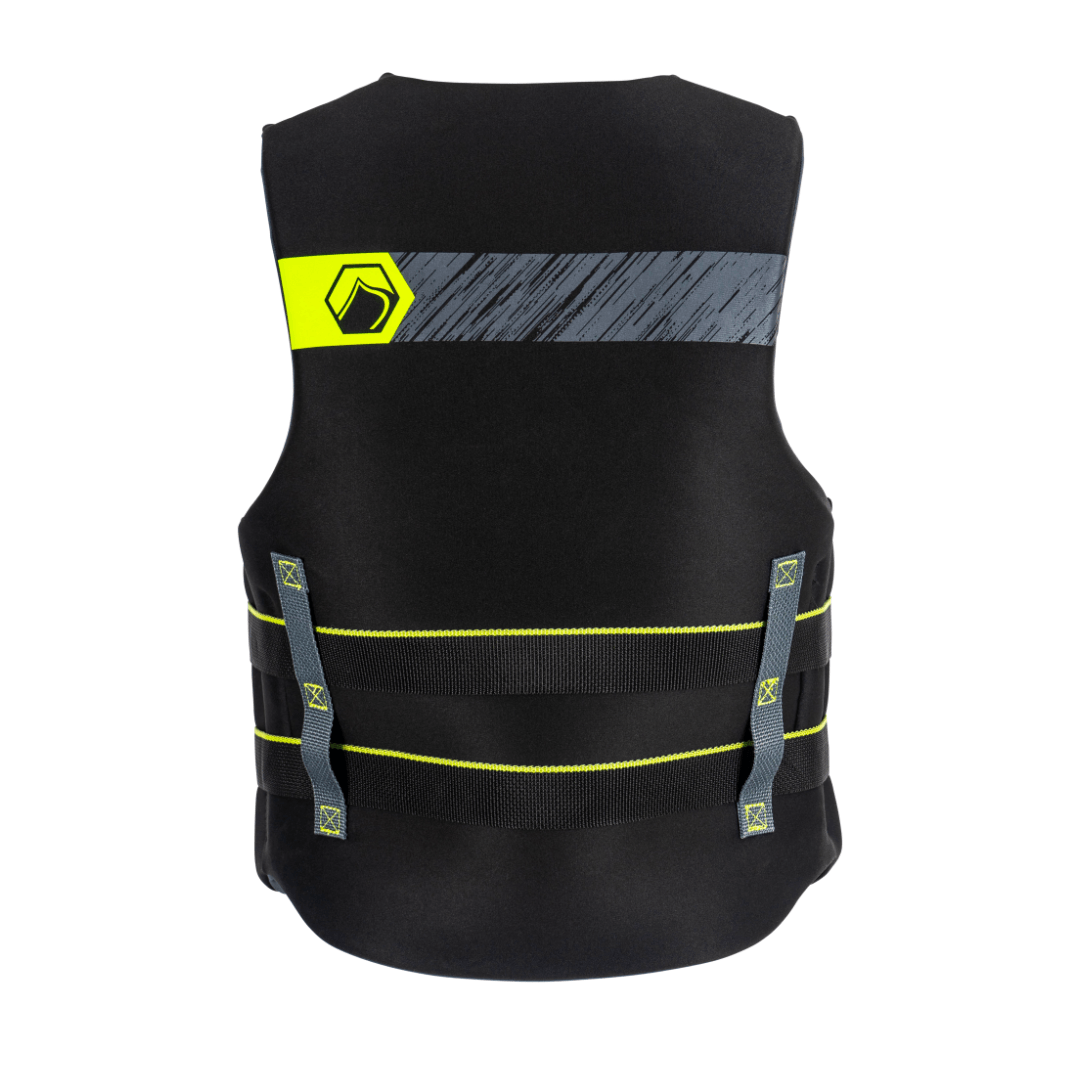 Liquid Force Classic Hinge Men's CGA Life Jacket in Black/Green - BoardCo
