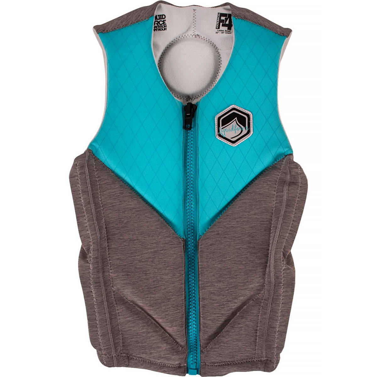 Liquid Force Happy Hour Wake Vest in Aqua/Heather - BoardCo