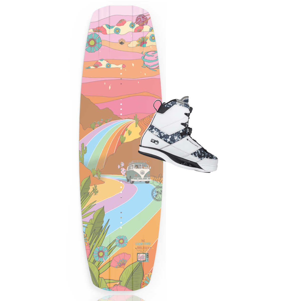 Liquid Force Holiday w/ Peak 6X Wakeboard Package 2023 - BoardCo