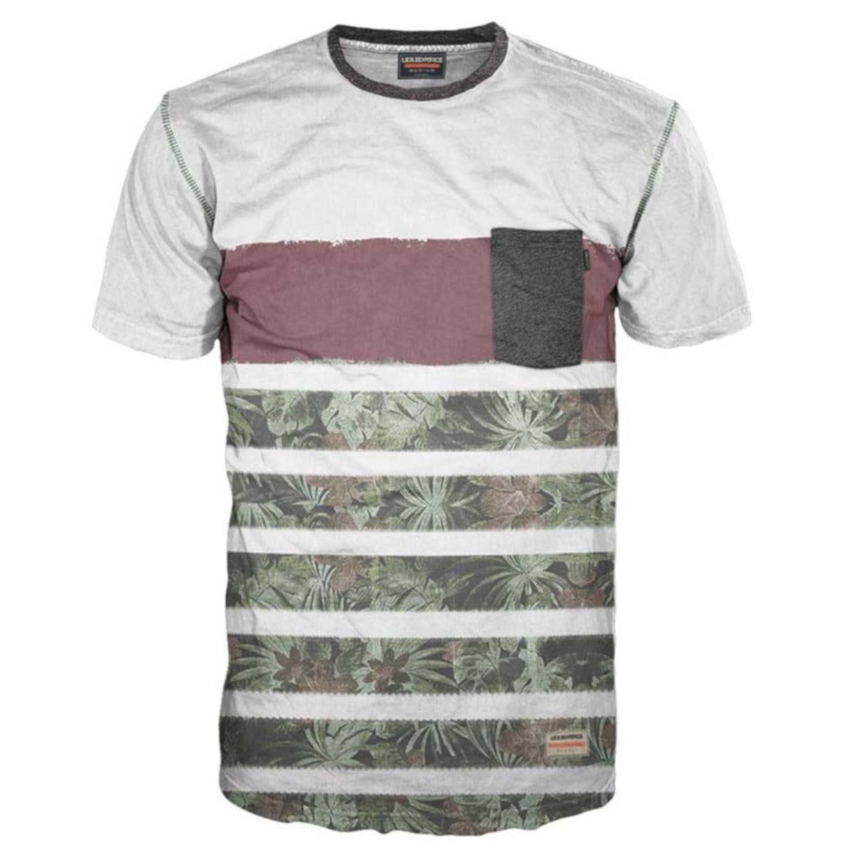 Liquid Force Jungle Fever Tee Silver - BoardCo