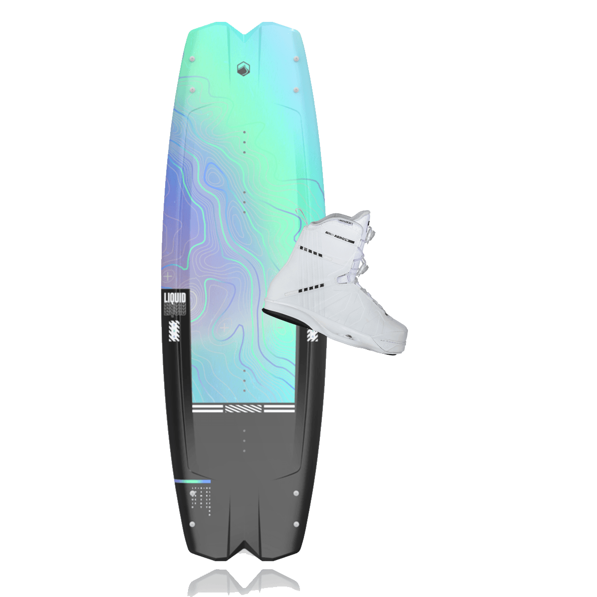 Liquid Force Remedy w/ Aero 6X White Wakeboard Package 2023 - BoardCo