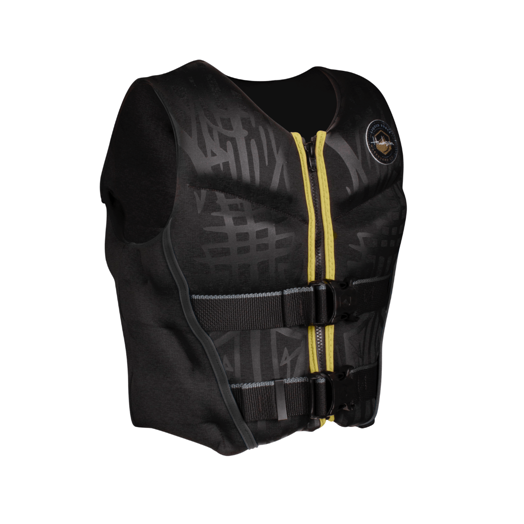 Liquid Force Ruckus Hudson Youth CGA Life Jacket in Black - BoardCo