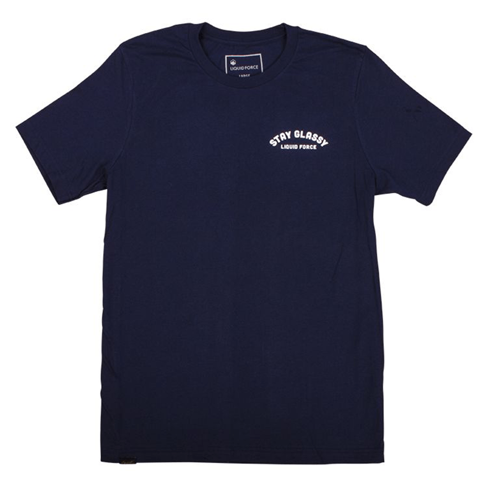 Liquid Force Stay Glassy Tee in Navy - BoardCo