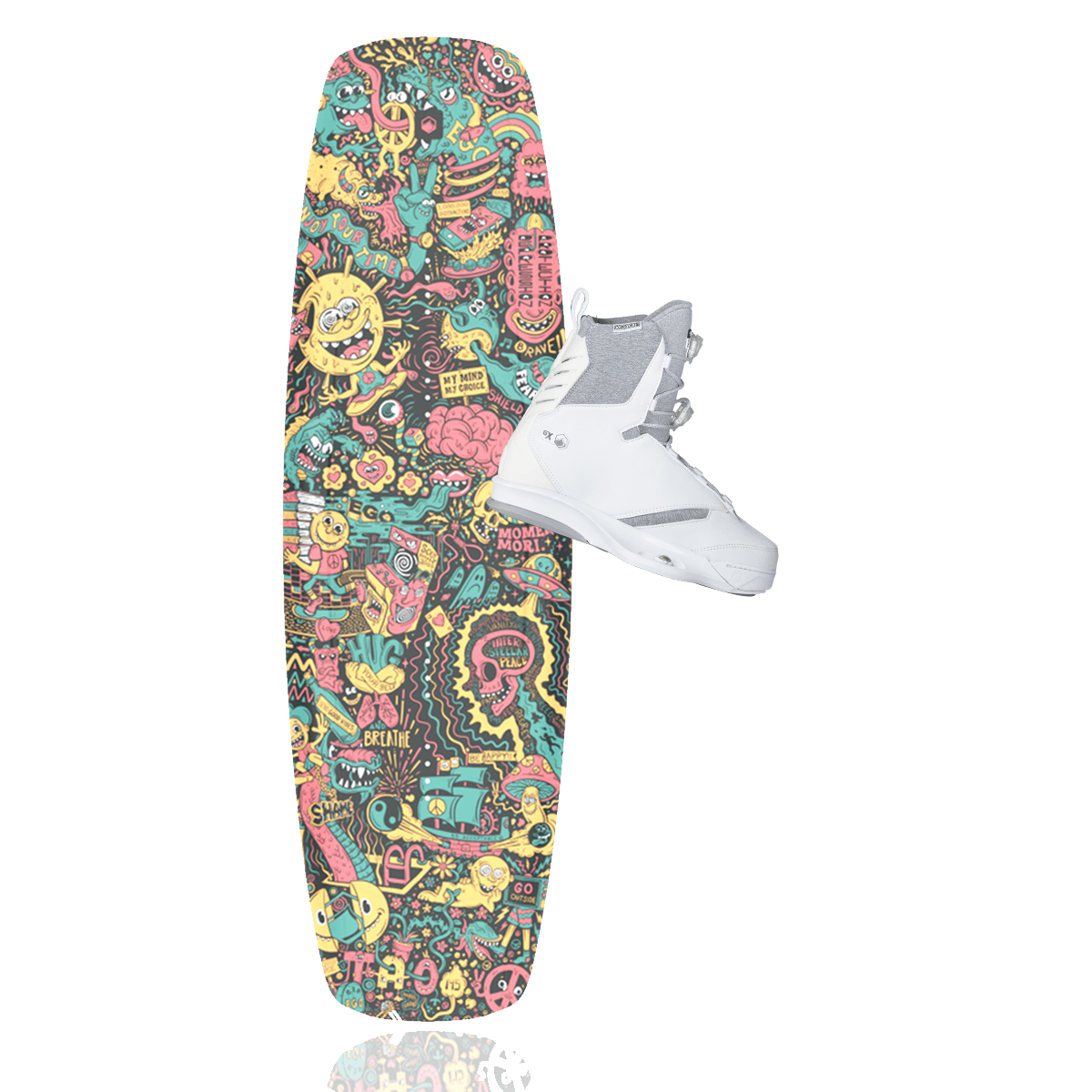 Liquid Force Tao w/ Tao 6X White Wakeboard Package 2023 - BoardCo