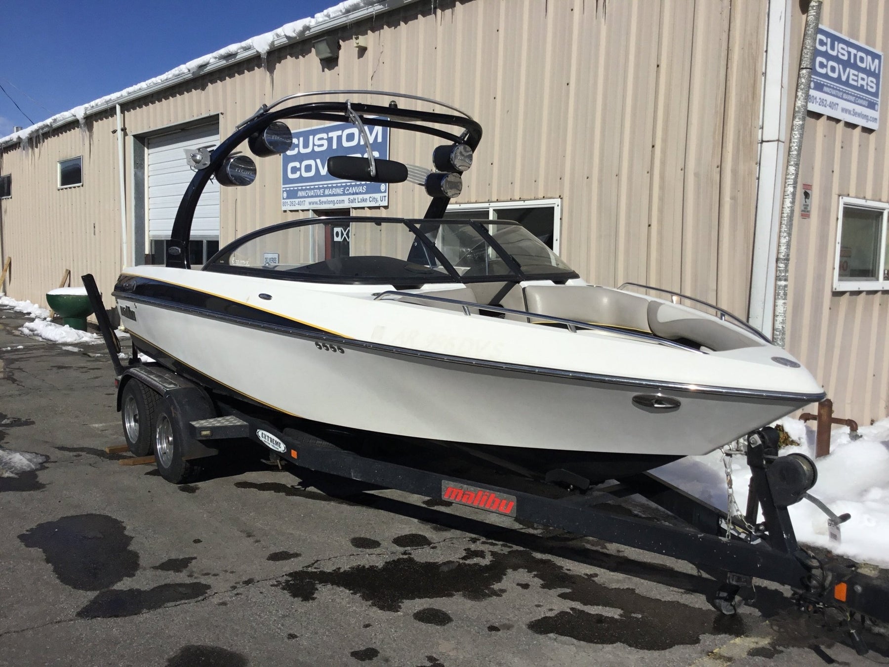 Malibu 21 VLX Illusion Narrow Double Up Storage Cover - BoardCo