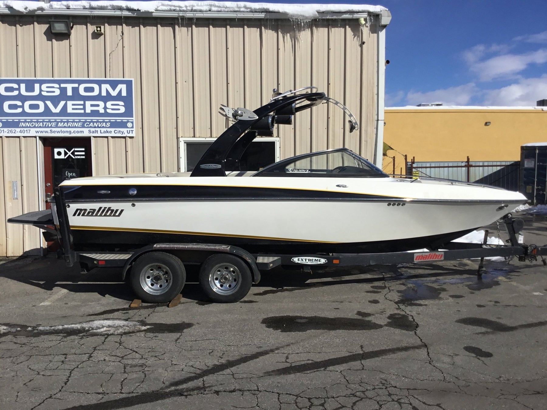 Malibu 21 VLX Illusion Narrow Double Up Storage Cover - BoardCo