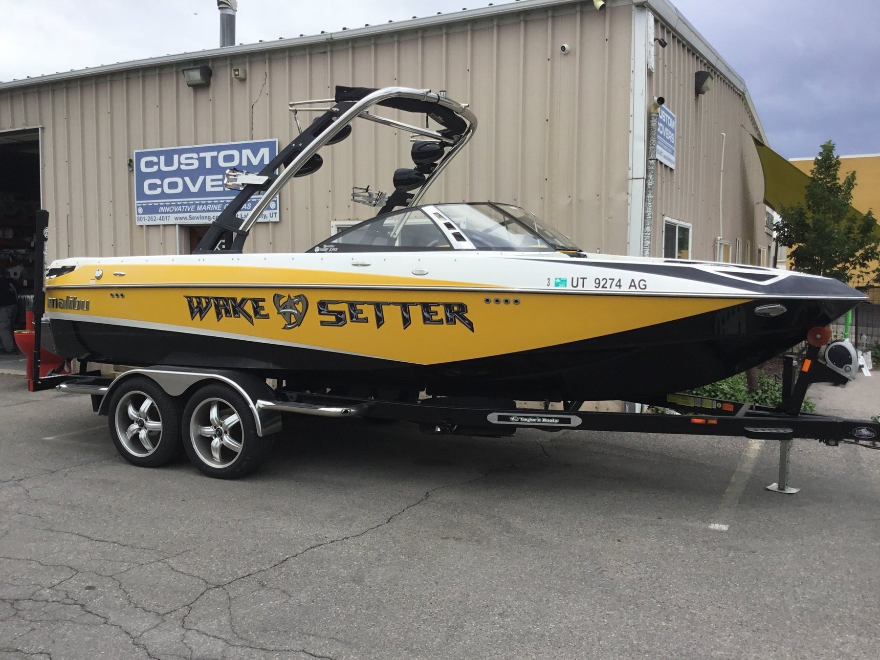 Malibu 23LSV Wakesetter Double Up Storage Cover - BoardCo