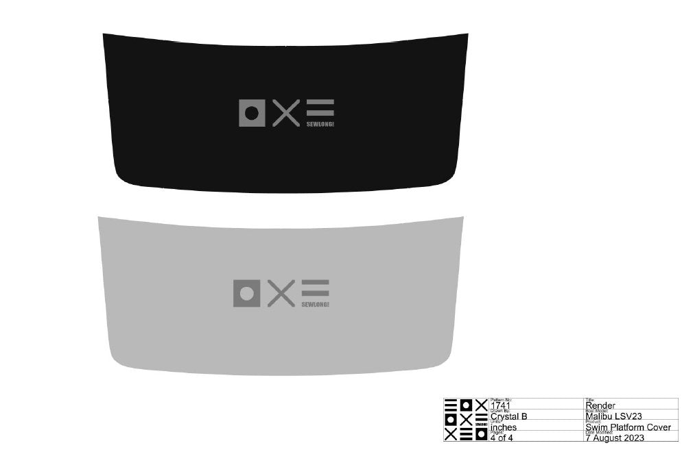 Malibu Large Hatch Swim Platform Cover - BoardCo