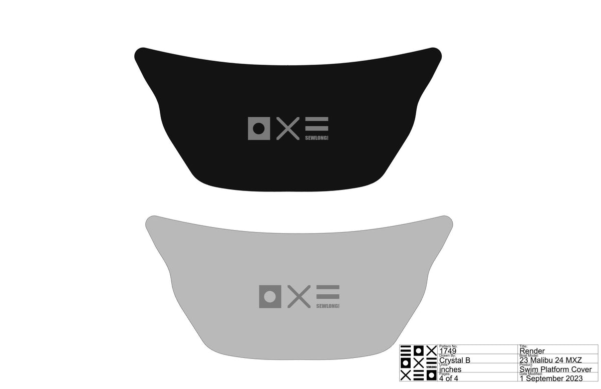 Malibu Large With step Swim Platform Cover - BoardCo