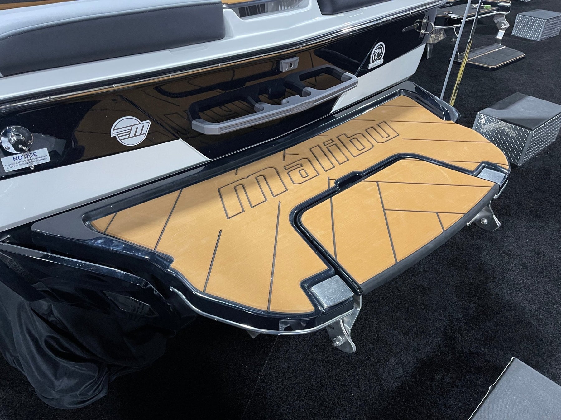 Malibu LSV with step Swim Platform Cover - BoardCo