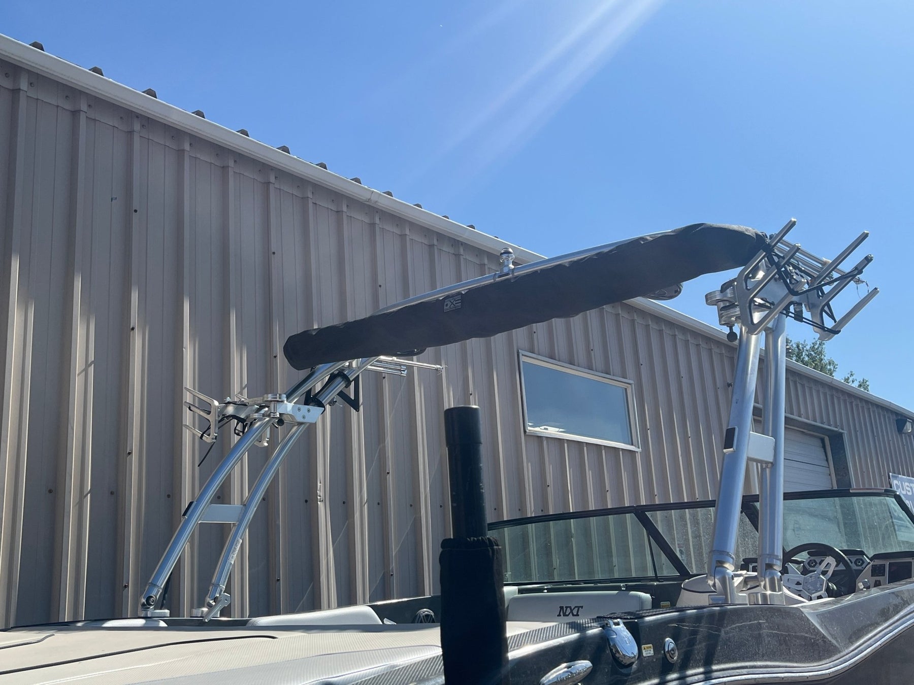 MasterCraft NXT Fwd Facing Arch Folding Canopy Top - BoardCo