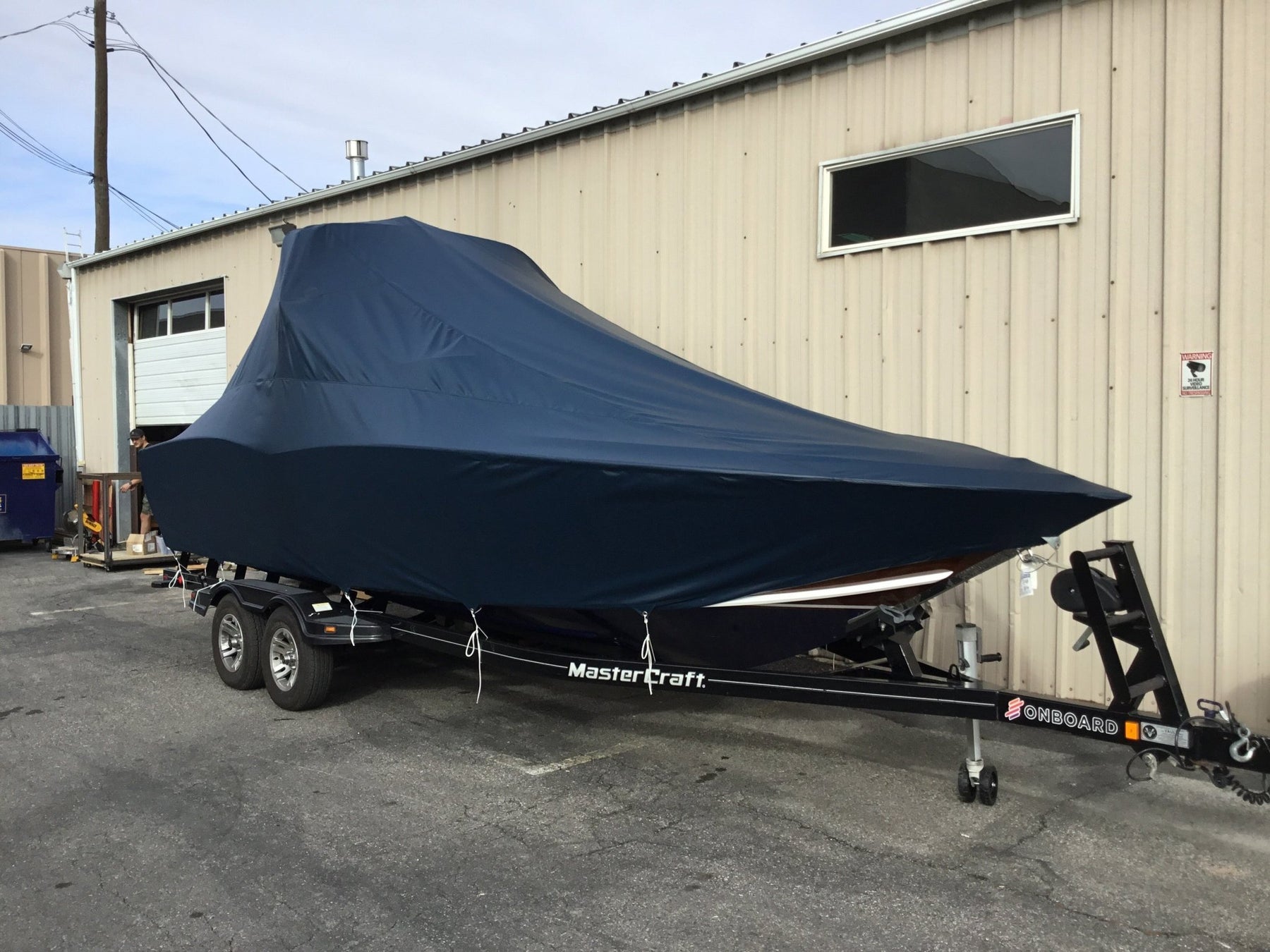 MasterCraft StanCraft X30 Zero Flex Fact Bimini Double Up Storage Cover - BoardCo