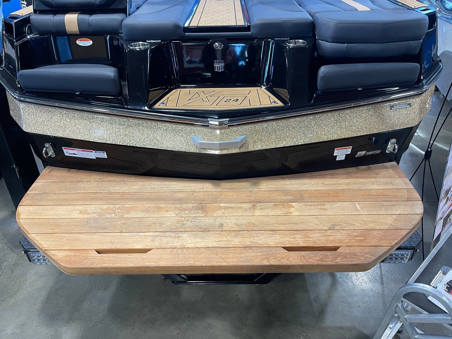 MasterCraft XT & NXT Teak Swim Platform Cover - BoardCo